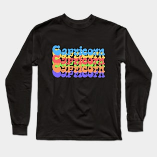 Rainbow Popart Libra Long Sleeve T-Shirt